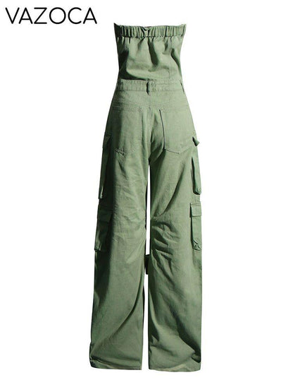 Malika Cargo Jumpsuit