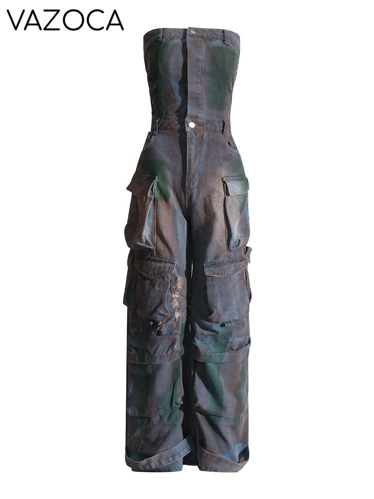 Malika Cargo Jumpsuit