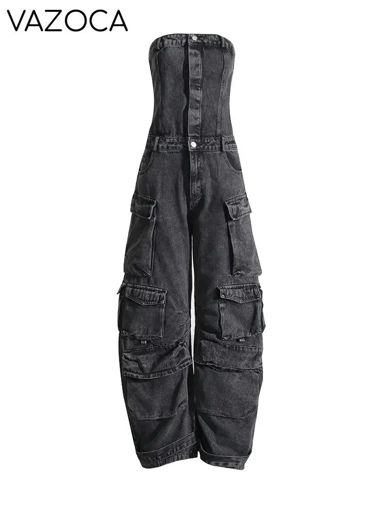 Malika Cargo Jumpsuit