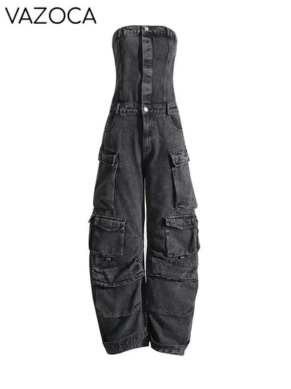 Malika Cargo Jumpsuit