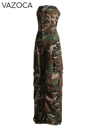Malika Cargo Jumpsuit