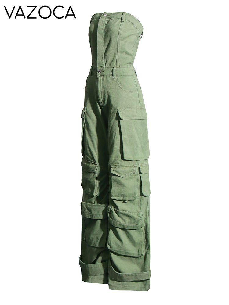 Malika Cargo Jumpsuit