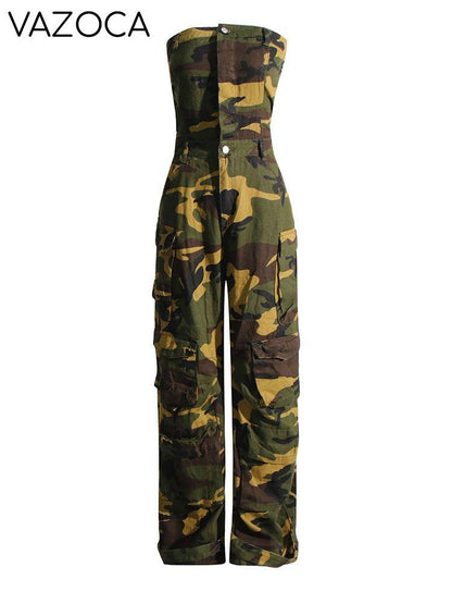 Malika Cargo Jumpsuit