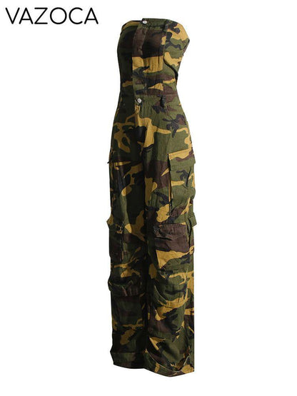 Malika Cargo Jumpsuit
