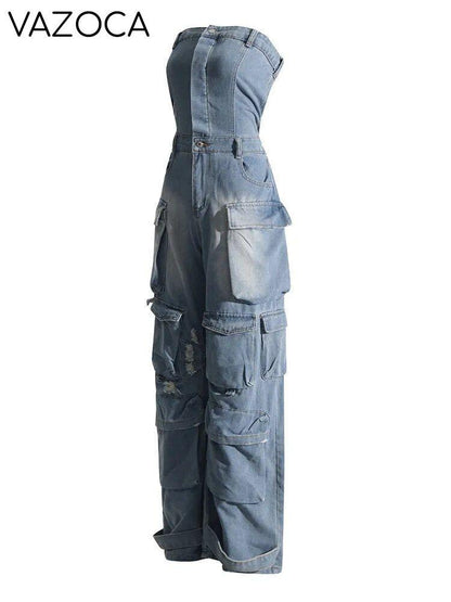Malika Cargo Jumpsuit