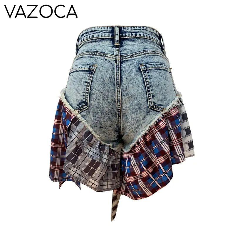 Manci Denim High Waist Skirt