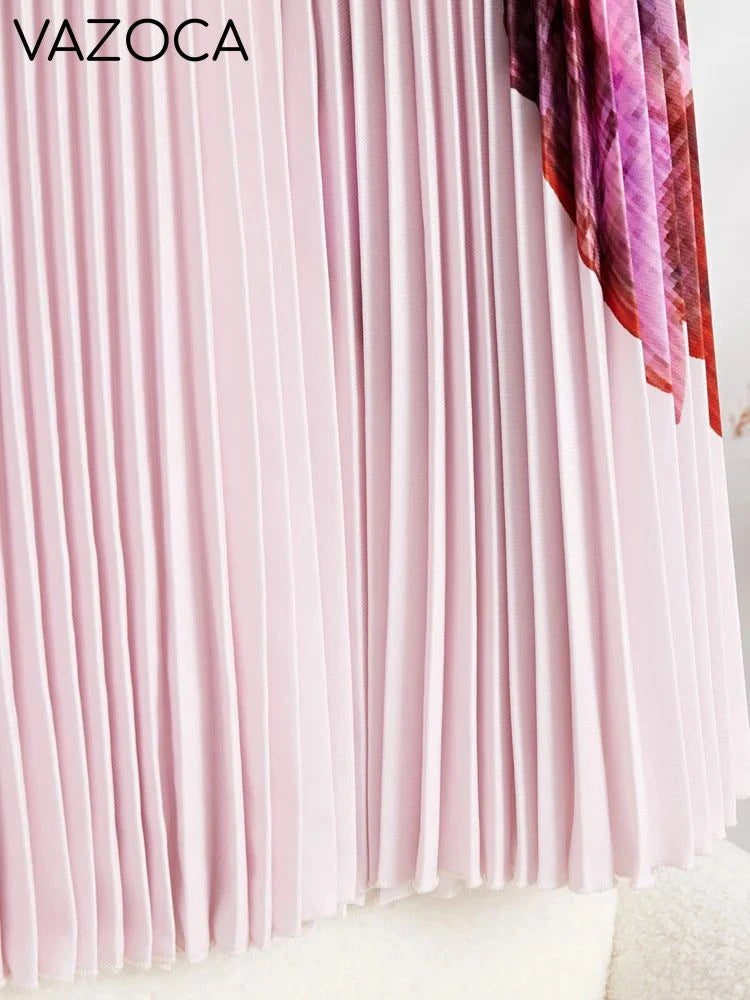 Marinda Pleated Skirt Set