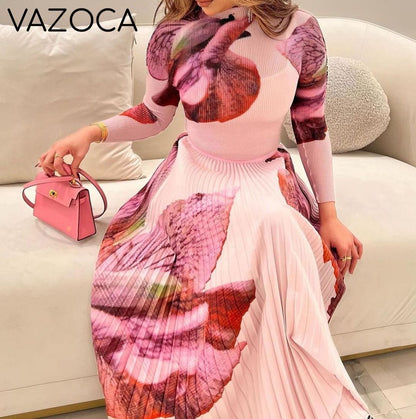 Marinda Pleated Skirt Set