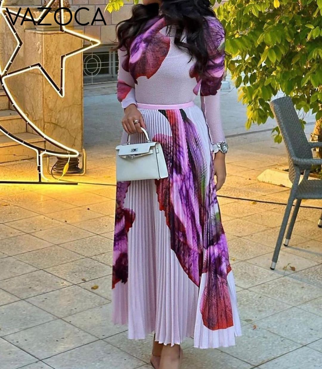 Marinda Pleated Skirt Set