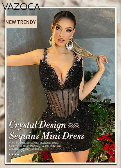 Marla Luxury Sequins Dress