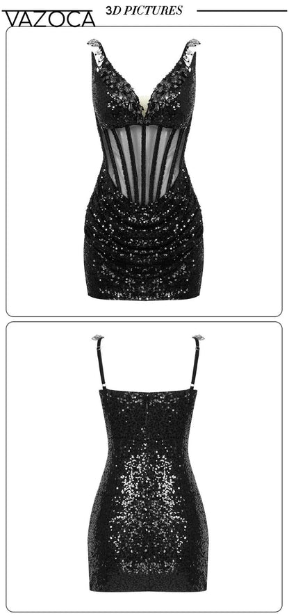 Marla Luxury Sequins Dress