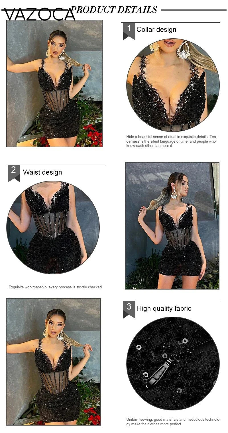 Marla Luxury Sequins Dress