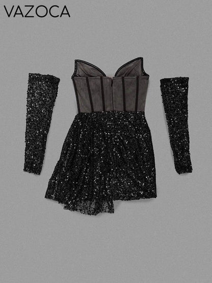 Masterpiece Sequins Mini Dress