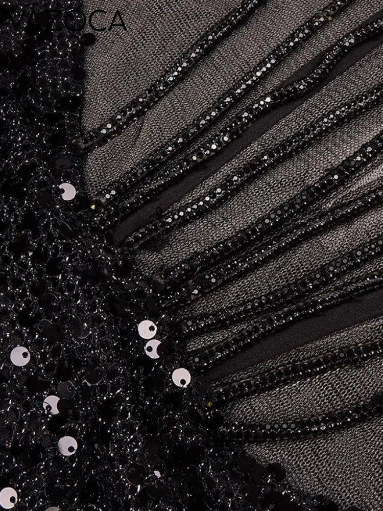 Masterpiece Sequins Mini Dress