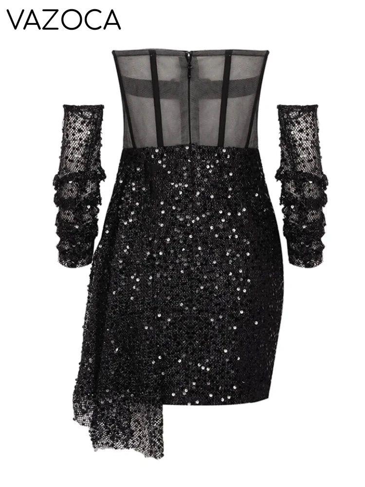 Masterpiece Sequins Mini Dress