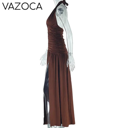 Mercy Pleated Maxi Dress