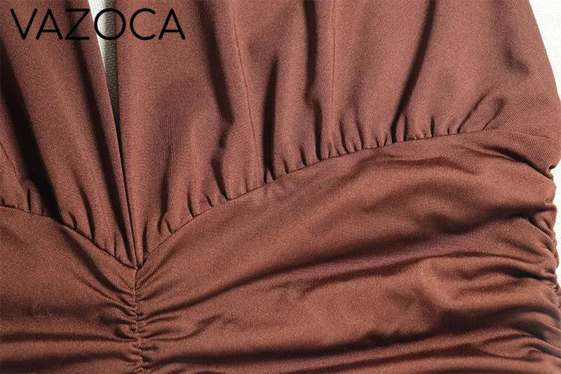 Mercy Pleated Maxi Dress