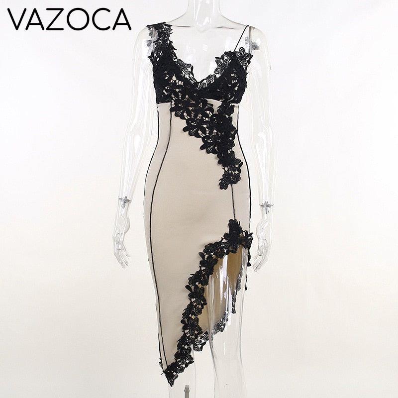 Mica Bodycon Side Slit Mini Dress