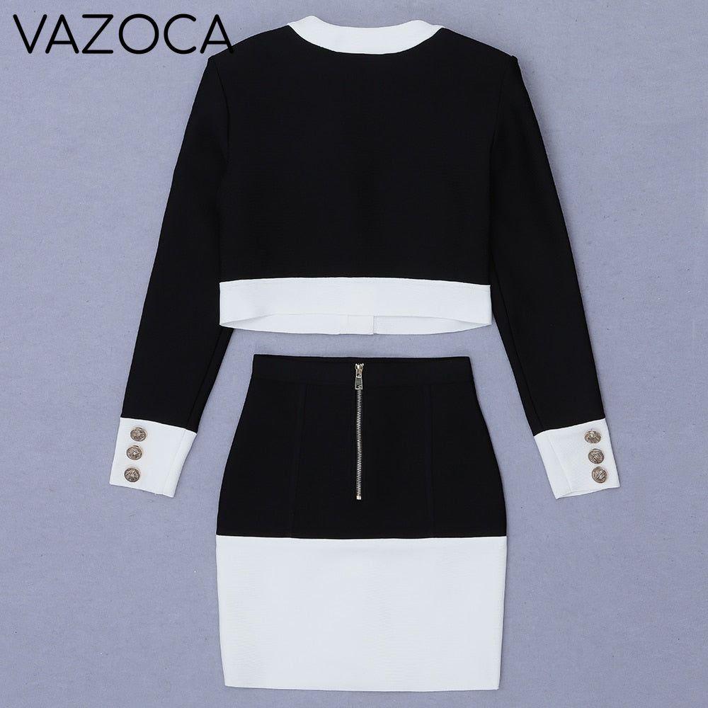Mind Game Bandage Skirt Set