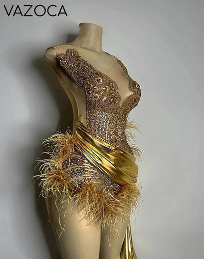 Miranda Feather Dress
