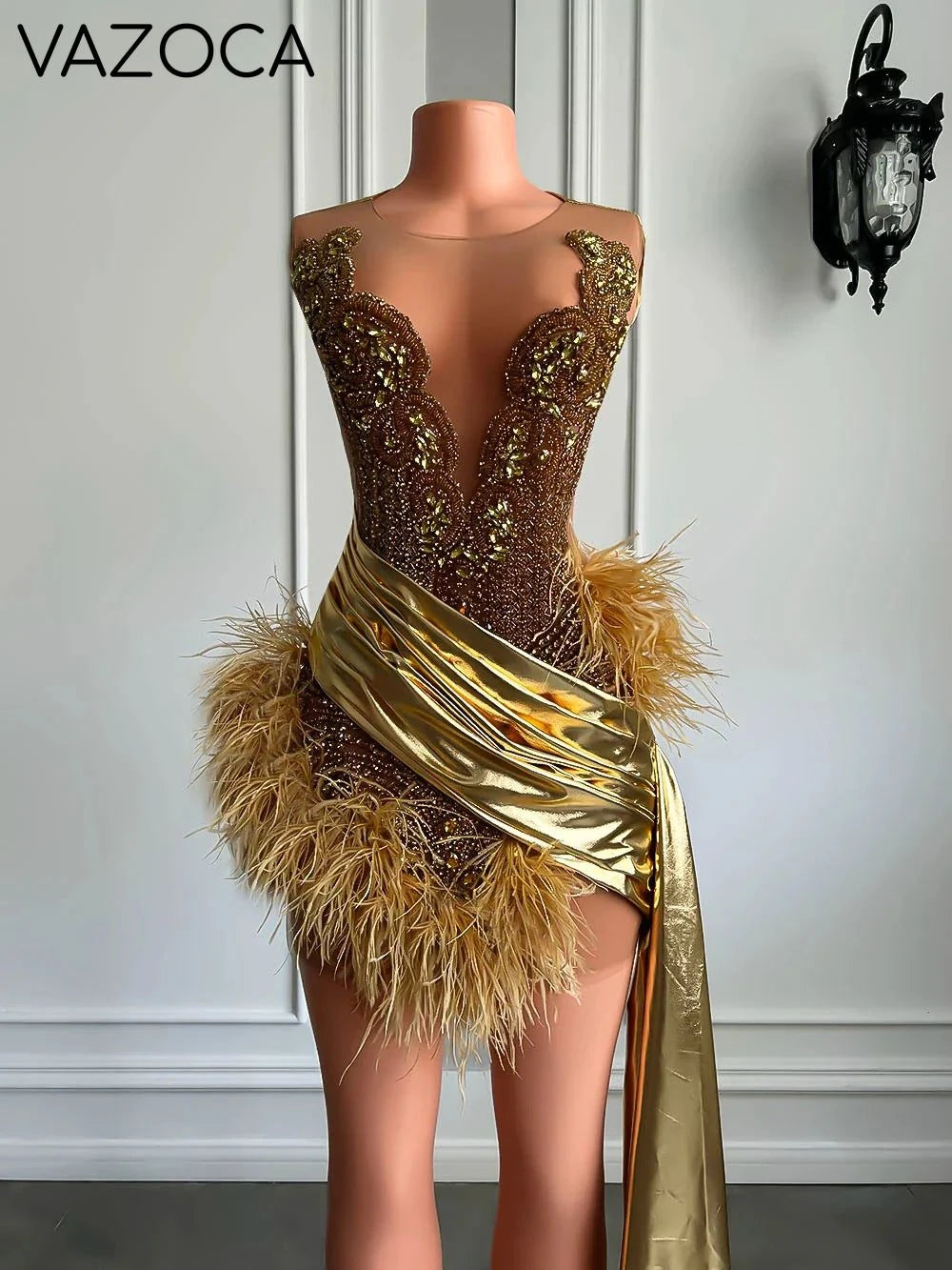 Miranda Feather Dress