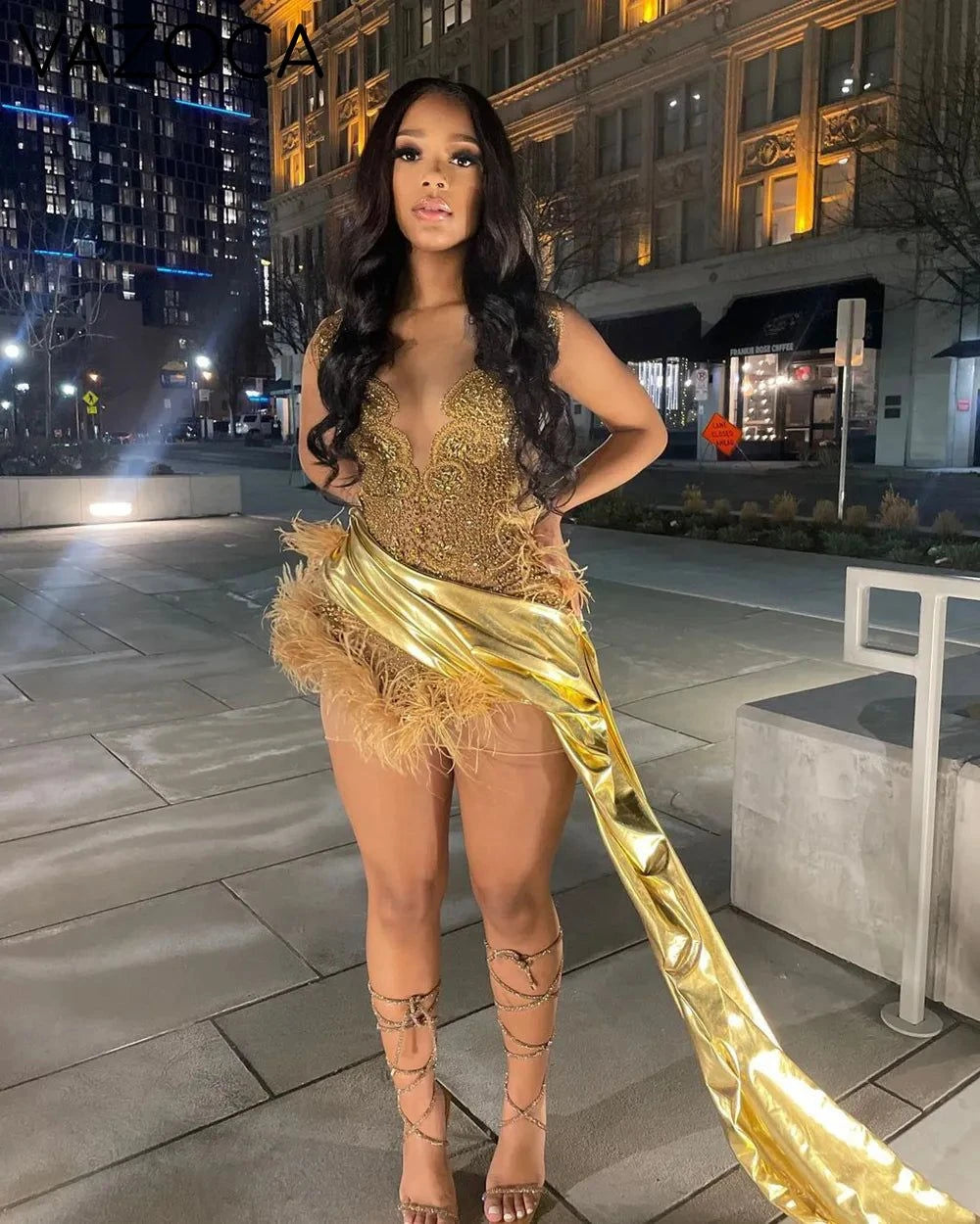 Miranda Feather Dress