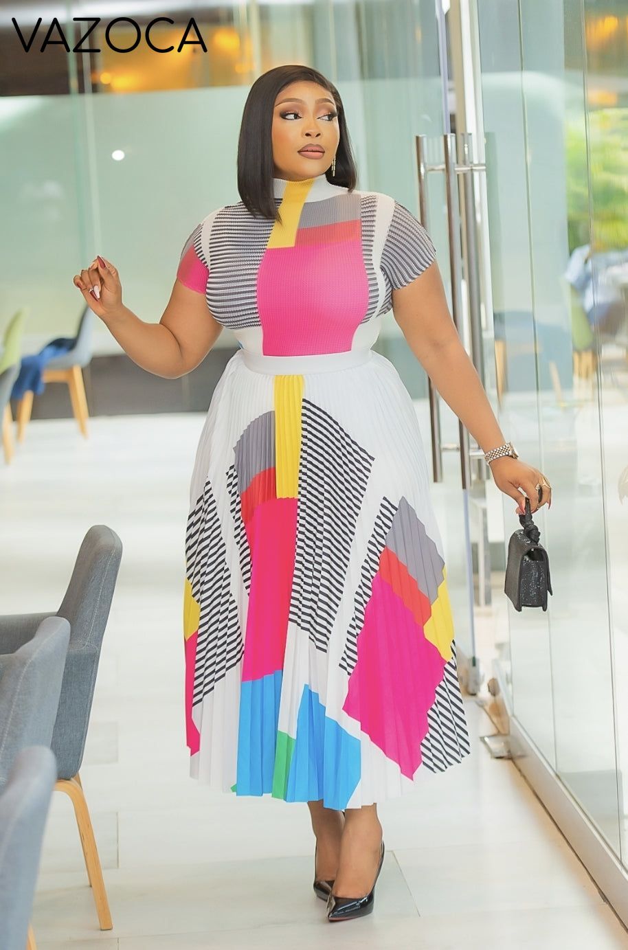 Miyake Pleated Skirt Set