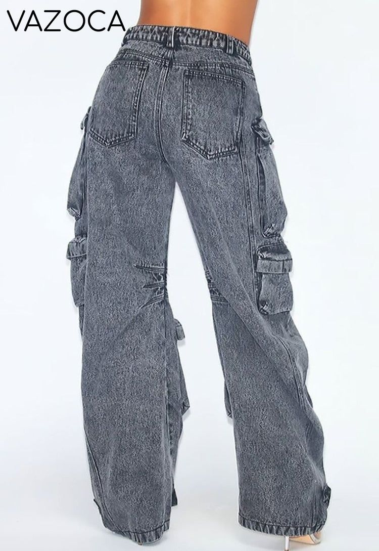 Multi-pocket Cargo Jeans