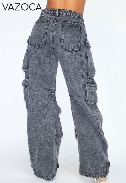 Multi-pocket Cargo Jeans
