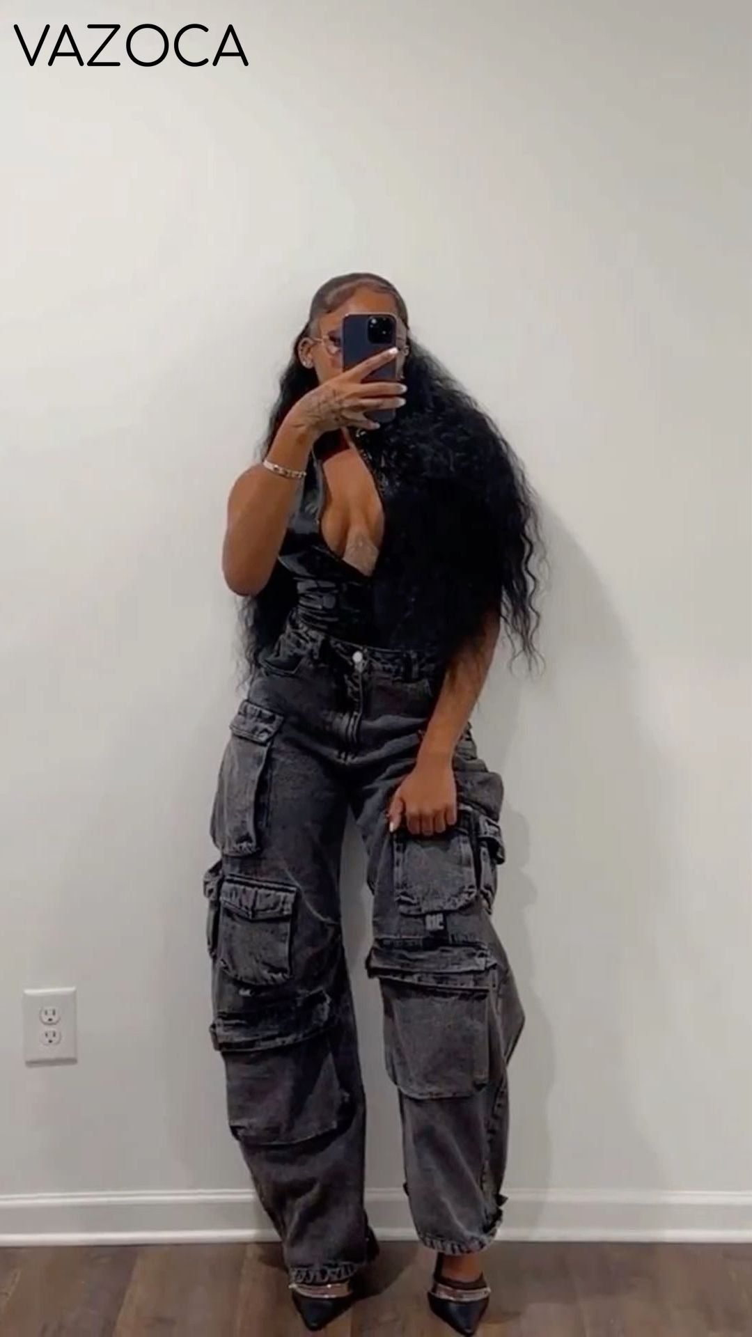 Multi-pocket Cargo Jeans