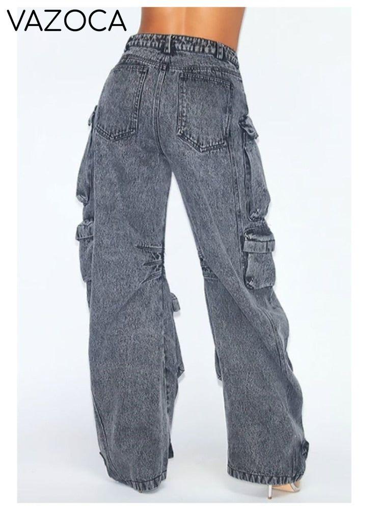 Multi-pocket Cargo Jeans