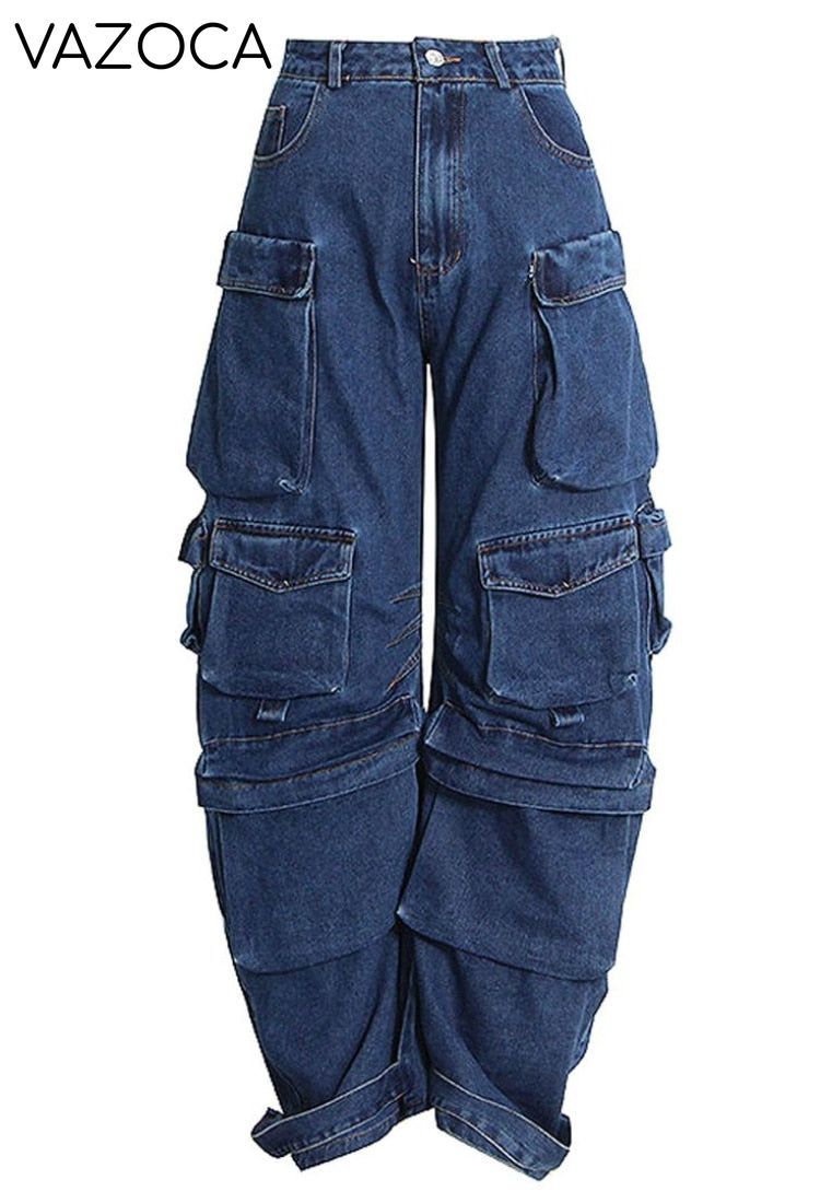 Multi-pocket Cargo Jeans