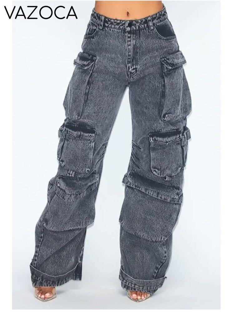 Multi-pocket Cargo Jeans