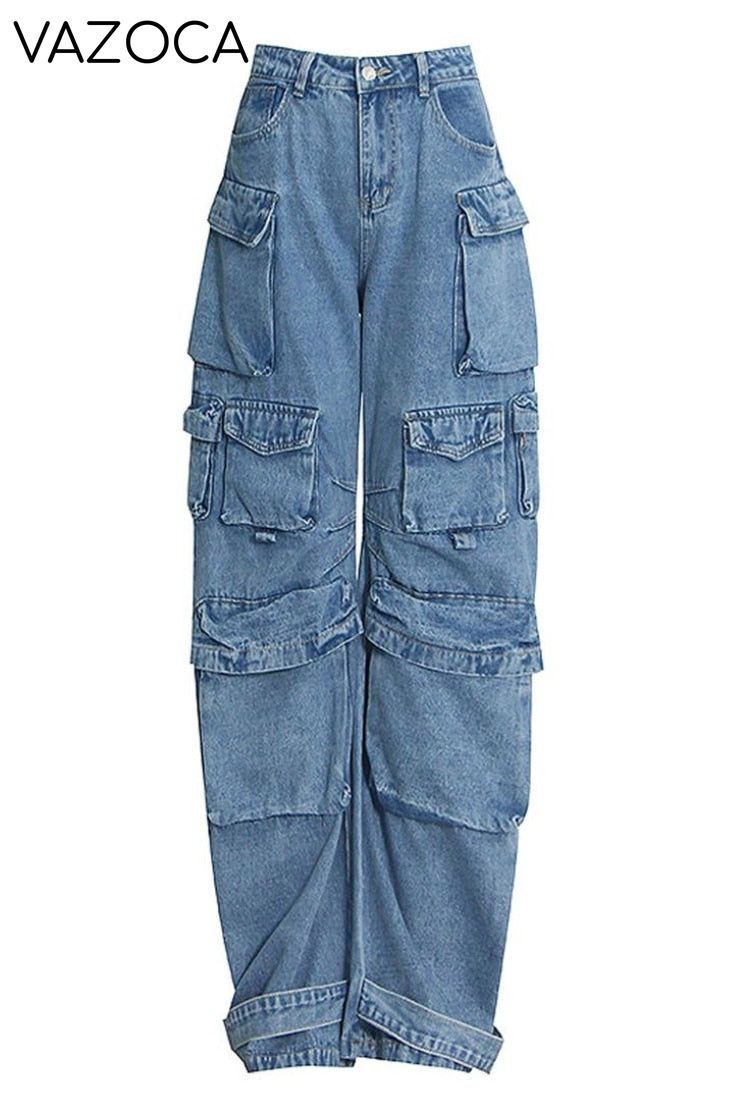 Multi-pocket Cargo Jeans