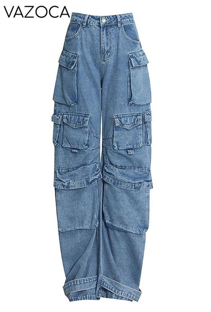 Multi-pocket Cargo Jeans