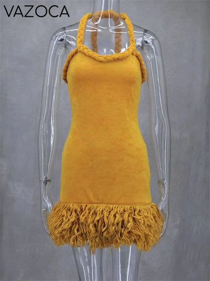 Nikita Fluff Mini Dress