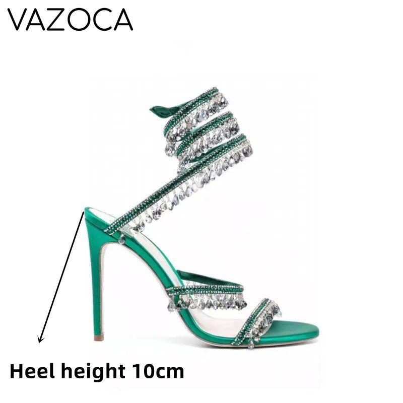 Nisha Rhinestone High Heels