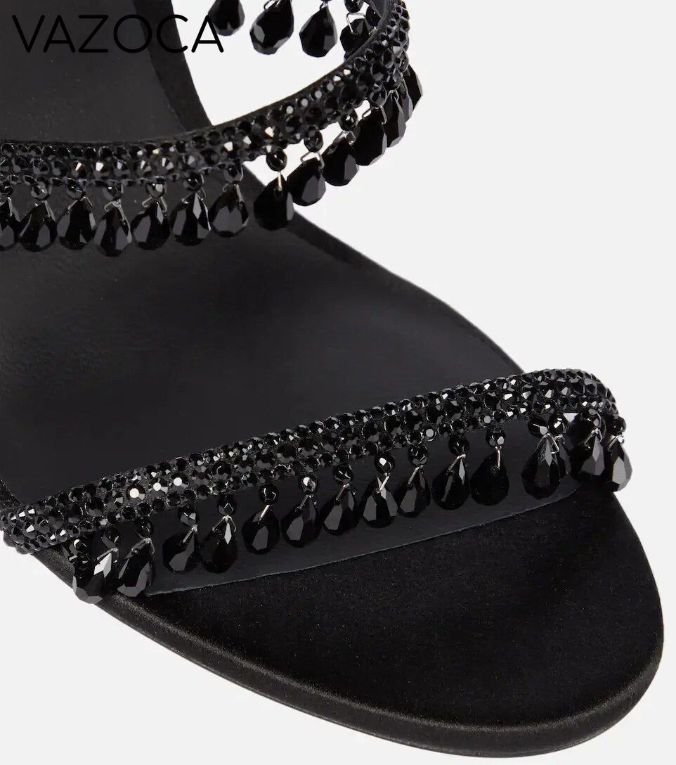 Nisha Rhinestone High Heels