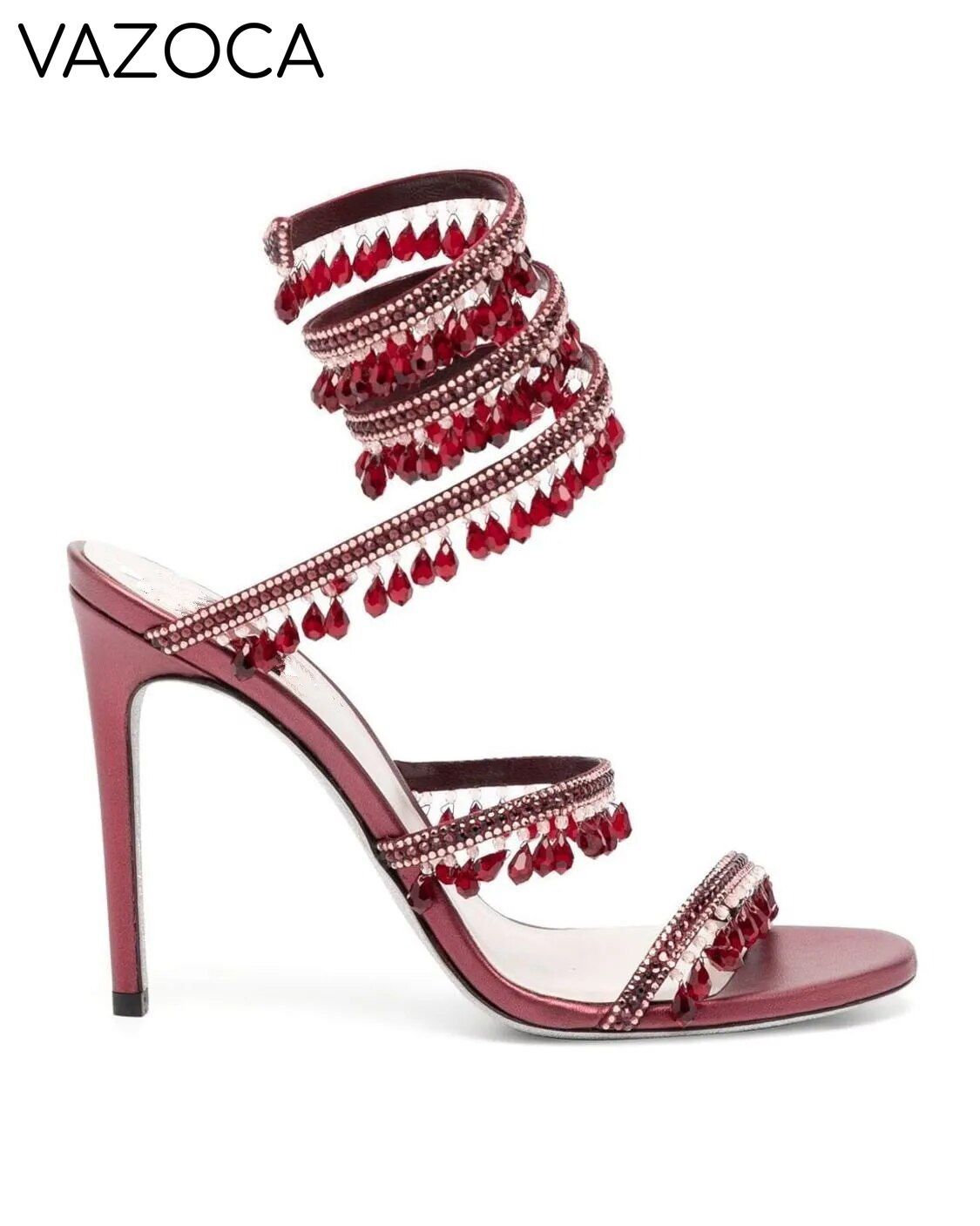 Nisha Rhinestone High Heels