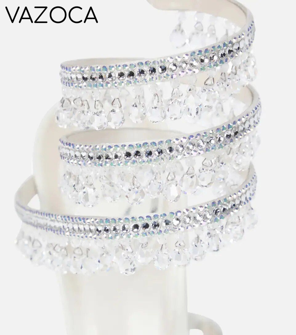 Nisha Rhinestone High Heels