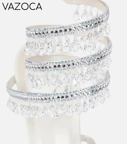 Nisha Rhinestone High Heels