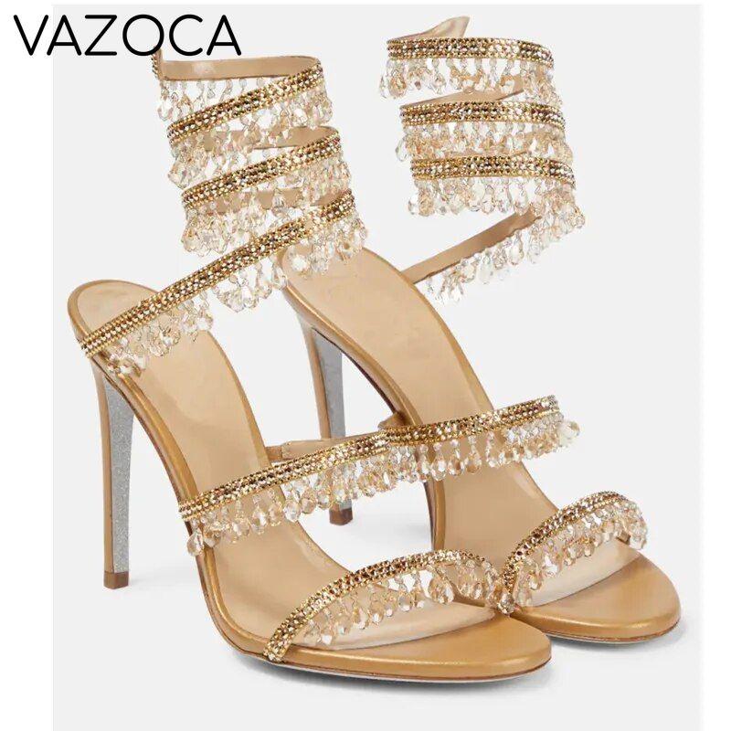 Nisha Rhinestone High Heels