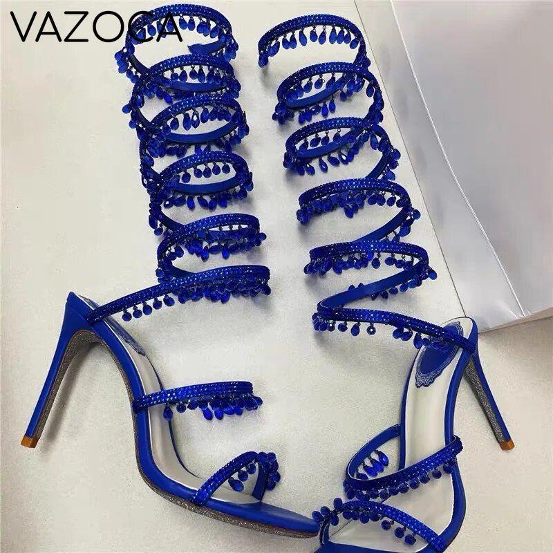 Nisha Rhinestone High Heels