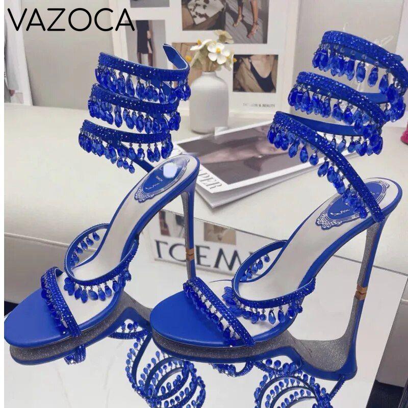 Nisha Rhinestone High Heels