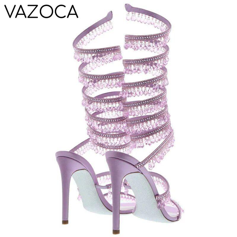 Nisha Rhinestone High Heels