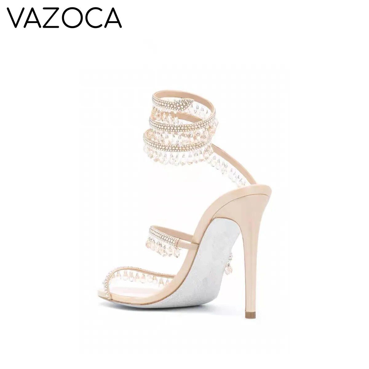Nisha Rhinestone High Heels