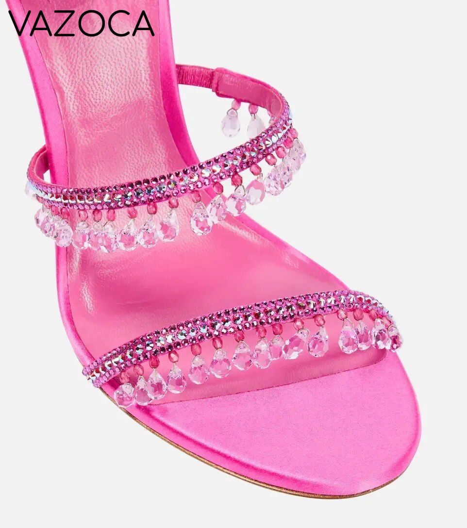 Nisha Rhinestone High Heels