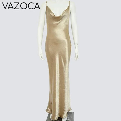 Nova Satin Maxi Dress