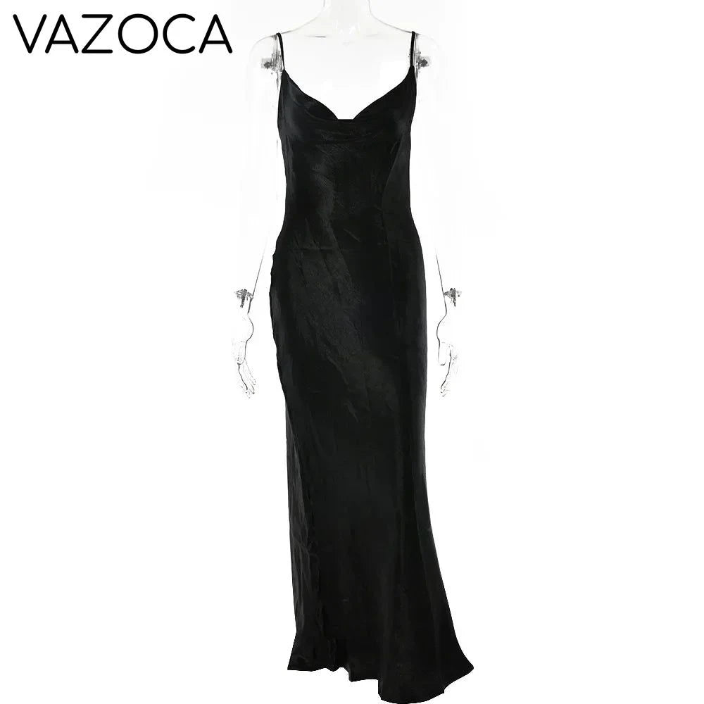 Nova Satin Maxi Dress