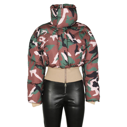 Camo Puffer Jacket